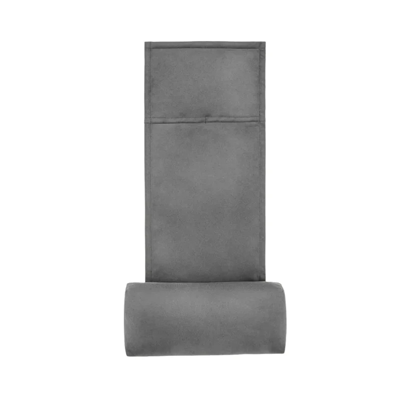 【RECOMMEND】Nackenkissen für Liegestuhl, verstellbares Liegekissen für die Kopfstütze, rutschfestes Kopfkissen aus weichem Samt für die Rückenlehne Image