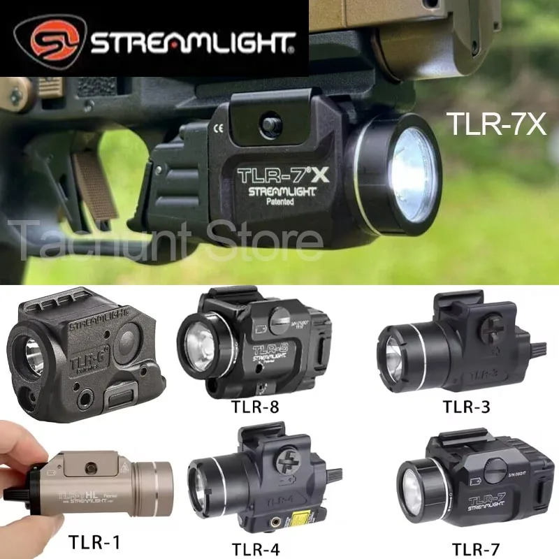 Streamlight TLR TLR1 HL TLR1 TLR-7 TLR7 TLR 7X TLR8 Taktische Pistolen-Waffenlampe 20mm Schiene Airsoft 1000 Lumen Hängelampe Image