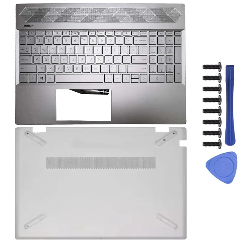 Laptop Fall Für HP 15-CS 15-CW Notebook LCD Zurück Abdeckung Front Lünette Scharnier Abdeckung Palmrest Tastatur Unten Laptop Zubehör