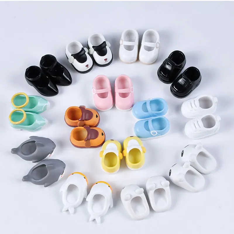 Ob11 Puppe Schuhe Niedlichen tier Cartoon Shark Bär Schuhe Hausschuhe für Obitsu11, Molly, GSC, P9, YMY Körper, 1/12bjd Sport Schuhe Spielzeug