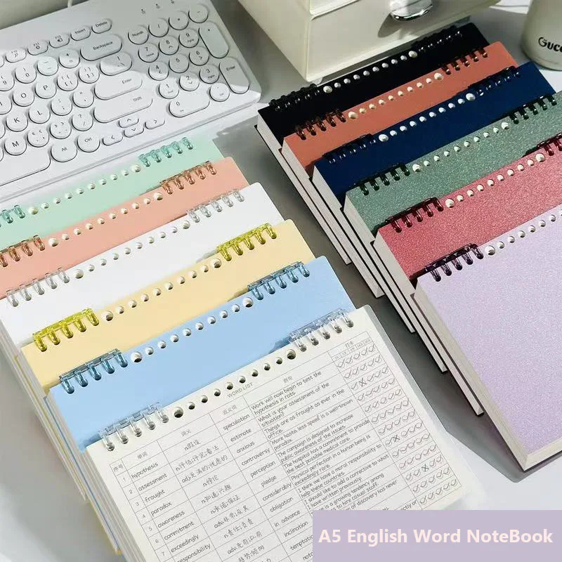 A5 Englisches Wortbuch Englisches Wortspeicherwerkzeug Briefpapier Notizblock Büro Schulbedarf Notizbuch Notizbücher Schreibblöcke Image