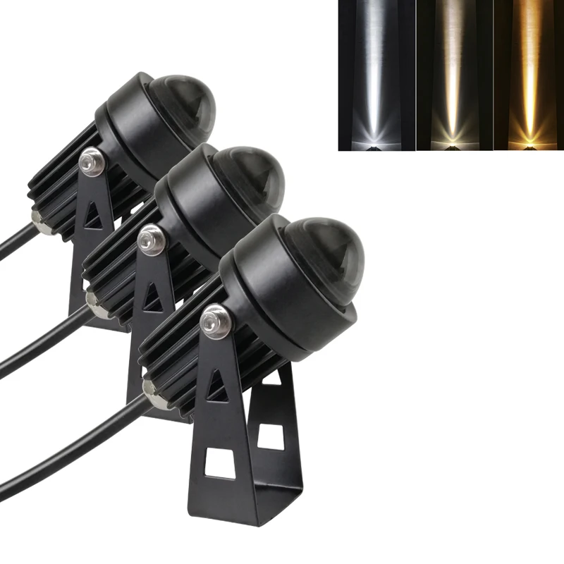 Outdoor-LED-Strahler, wasserdicht, IP65, Wandleuchte, schmaler Abstrahlwinkel, LED-Flutlicht, 3 W, 10 W, Spot-Lampe, Fern-Wandfluter-Lampe