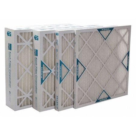 KOCH FILTER 102-102-009 18x25x2 Pleated Air Filter, High Capacity, MERV 13