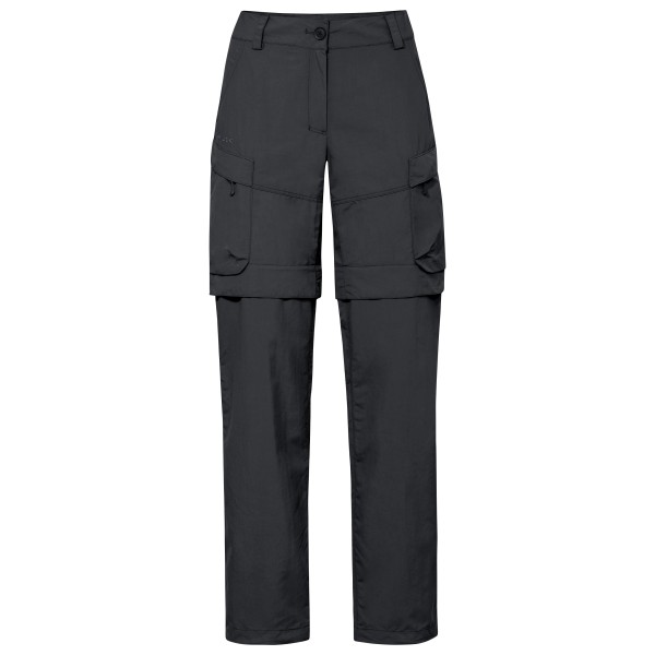 Vaude - Women's Neyland Cargo Zip Off Pants - Trekkinghose Gr 46 - Regular schwarz/grau