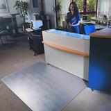 Floortex® Floortex Polycarbonate Low Pile Carpet Beveled Chair Mat | 48 W x 53 D in | Wayfair FLR1113423ER