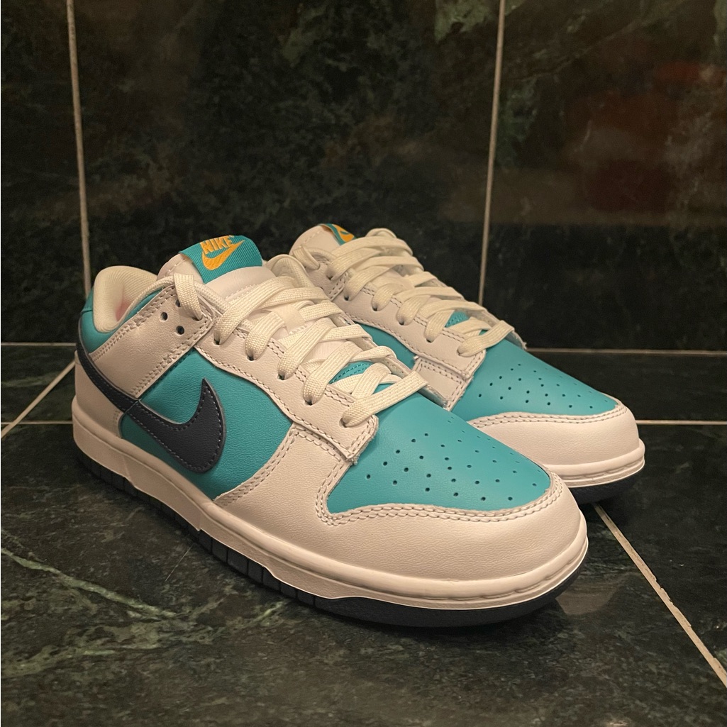 Nike Shoes | Lot Of 2 Nike Dunk Purple/Green 9.5 Women’s And Blue/White Nike Dunk 7 Men’s | Color: Blue/Purple | Size: 9.5