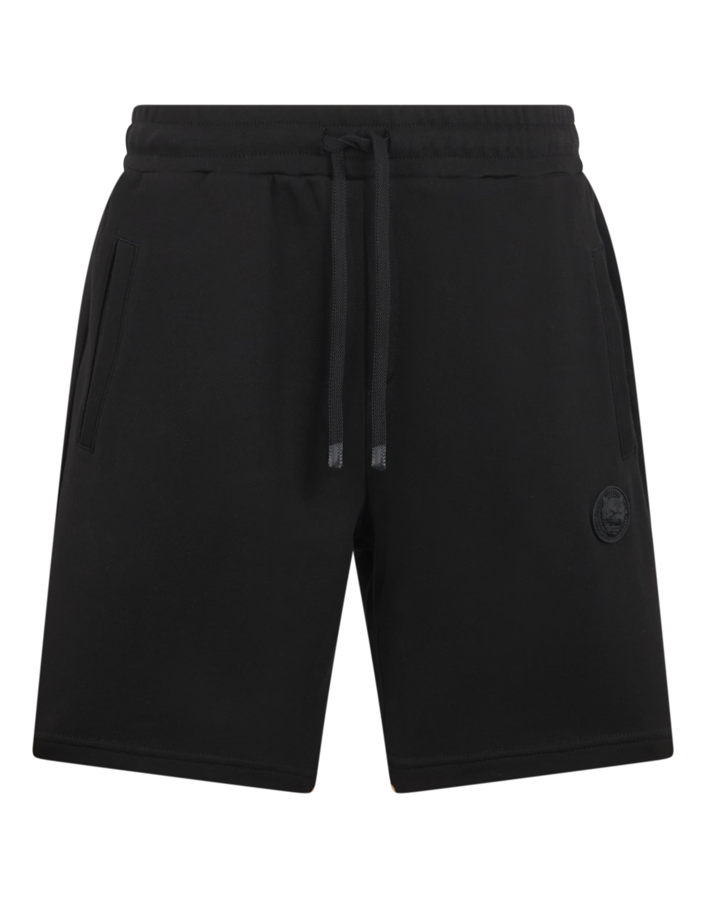 Shorts PLEIN SPORT "Fleece Shorts 3D Tiger", Herren, Gr. XL, US-Größen, 02, schwarz, Obermaterial: 82% Baumwolle, 18% Polyester, Hosen Shorts
