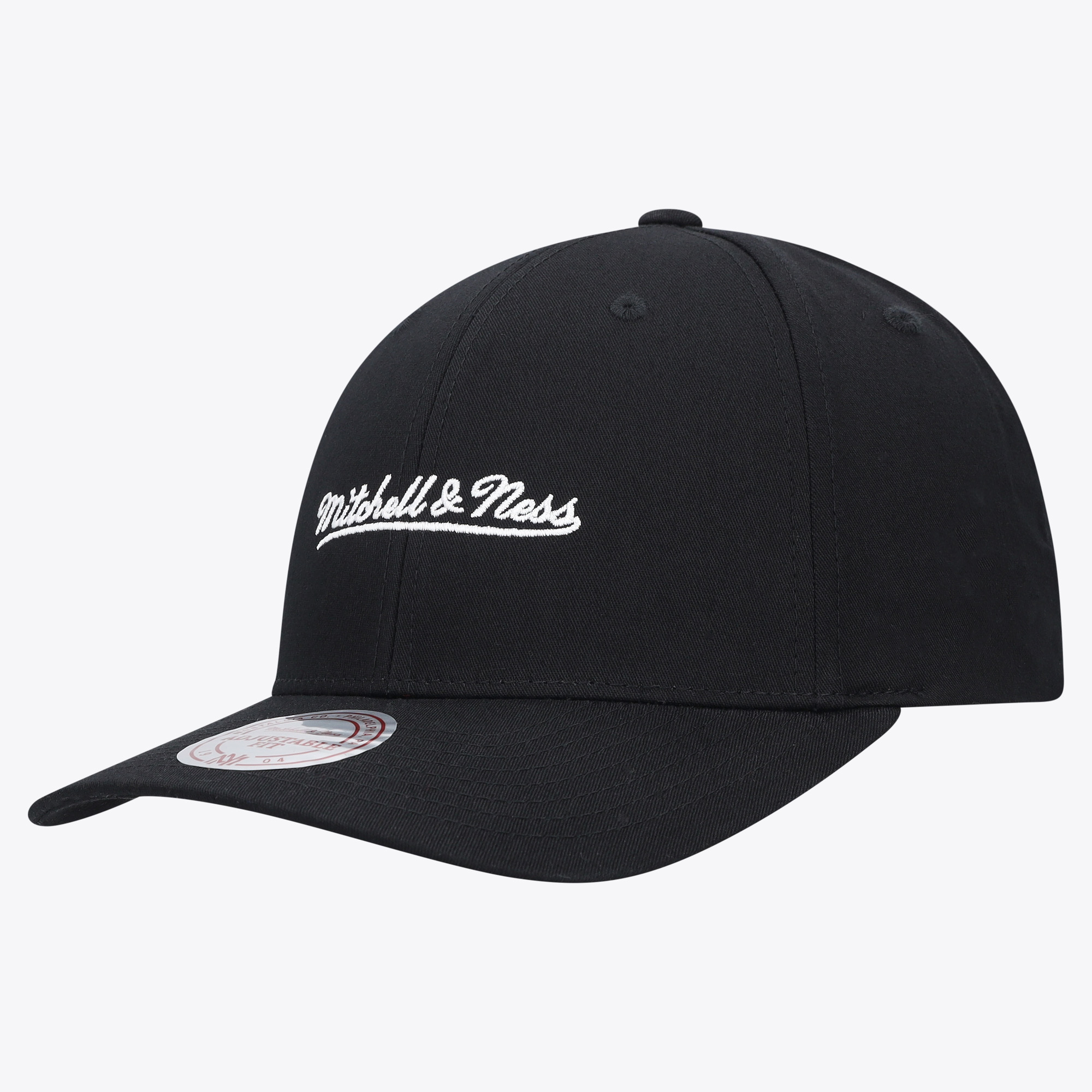 "Mitchell & Ness Script Low Pro Snapback Cap – Schwarz" Image