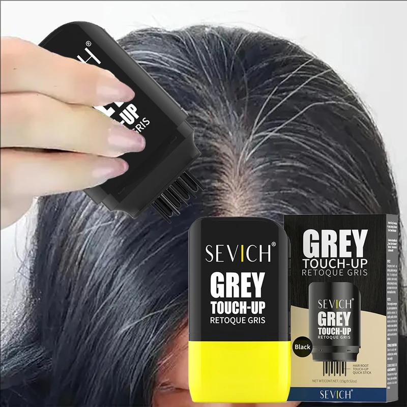 Haar Färben Stift Temporäre Haar Färben Stick Wurzel Touch-Up Haar Stick Schnell Grau Abdeckung Stift Bart Farbe Haar Concealer färbung