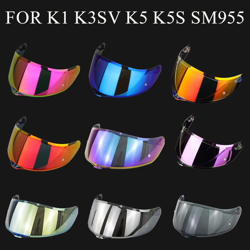 Motorrad Helm Visier Für K1 K3SV K5 K5S SM955 Anti-Fog UV Schutz Sonnenbrille Motocross Reiten Gläser Volle helm Visiere Image