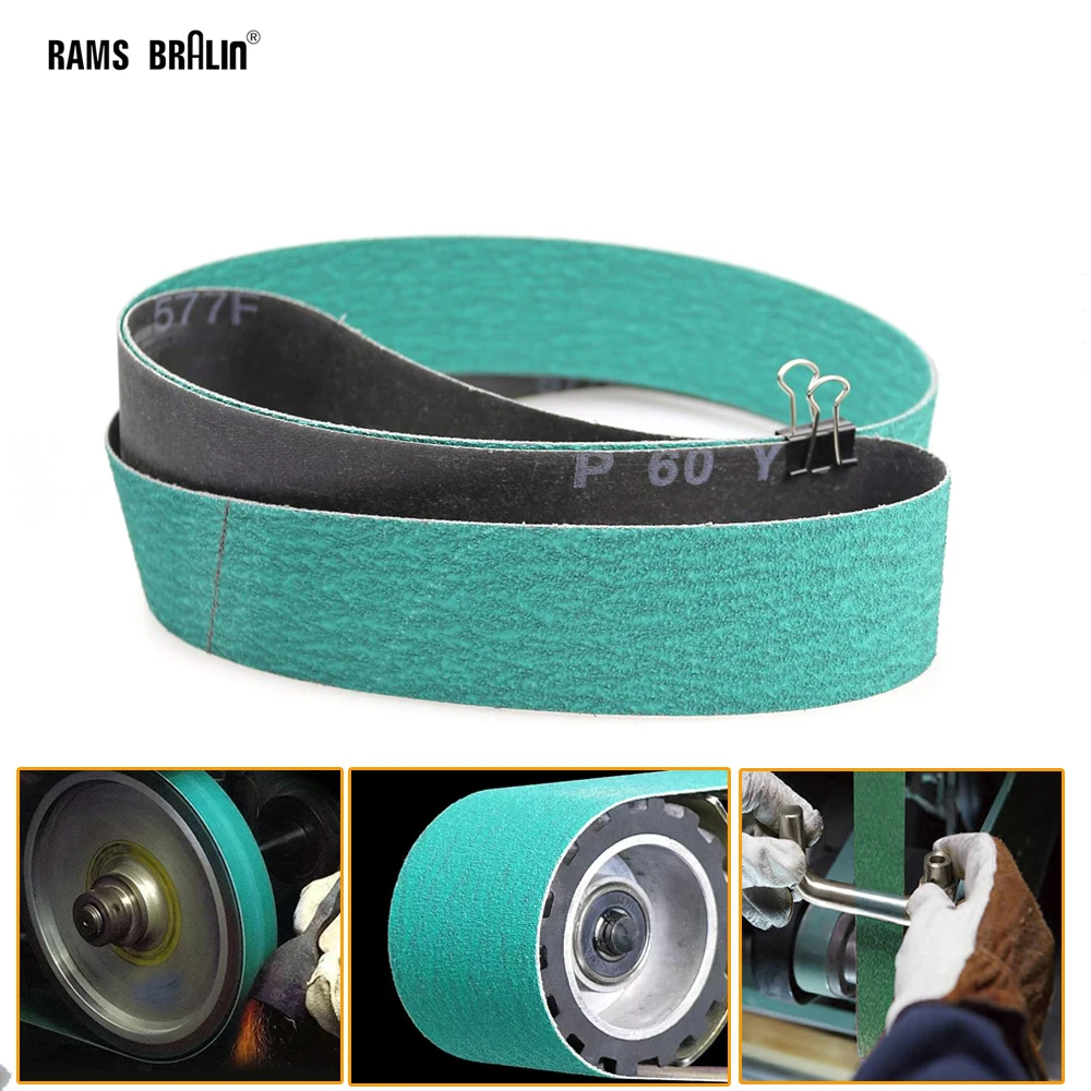 1 Stück 72 "/63"/36 "/48" Schleif bänder Schleif bänder Zirkon oxid p40-p120 zum Messers chleifen Image