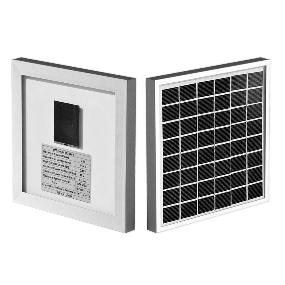 12V Solar Panel 6V 4W Glas SolarPanel Monokristalline/Polykristalline Solar Panels Modul Uesd Für Home Garten Lampe Wasserpumpe Motor 3.7V 12V battery charger
