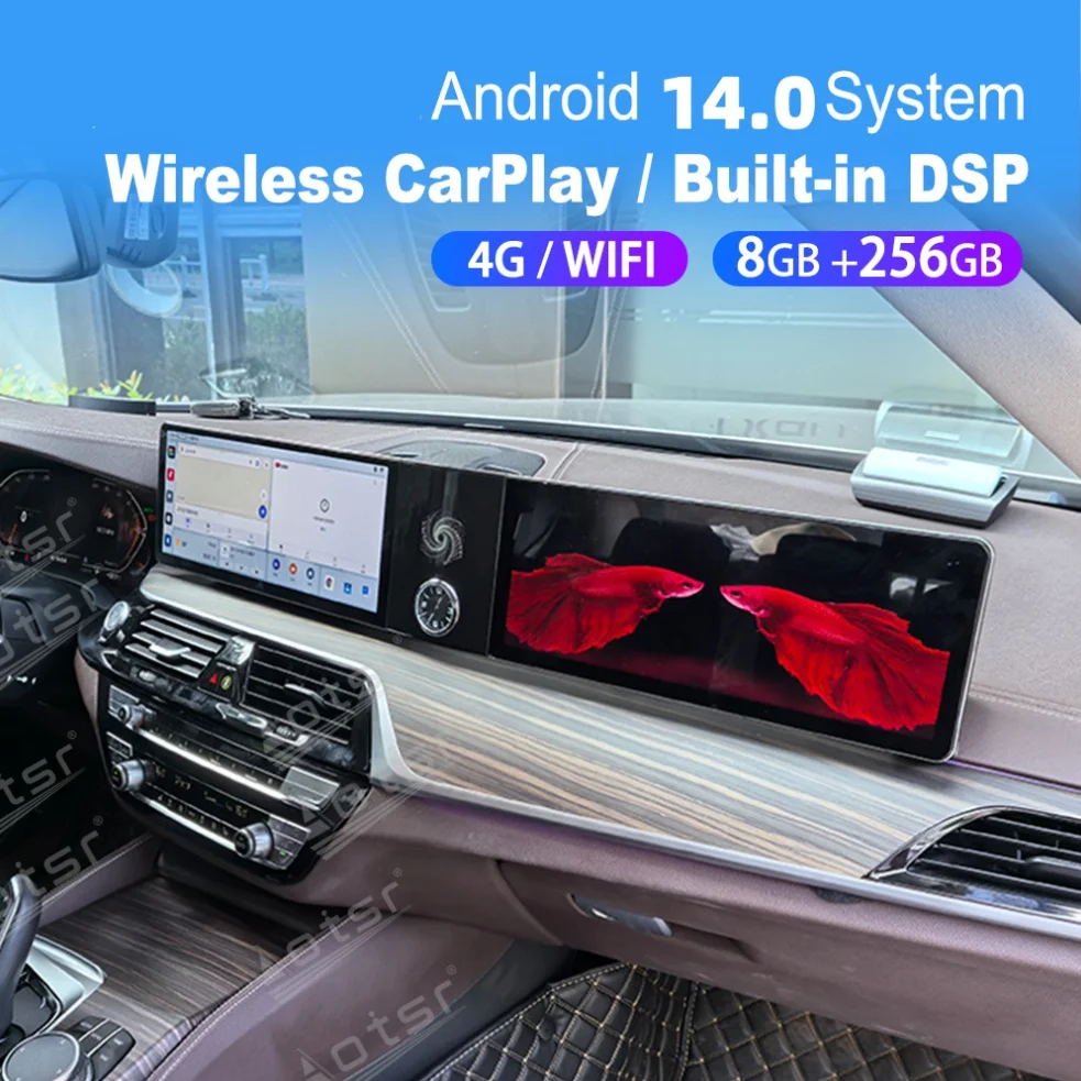 Auto Multimedia Automotive Player Für BMW 5 Serie GT CIC NBT 2009 ~ 2017 Android Carplay GPS Navigation Auto Radio stereo Kopf einheit Image