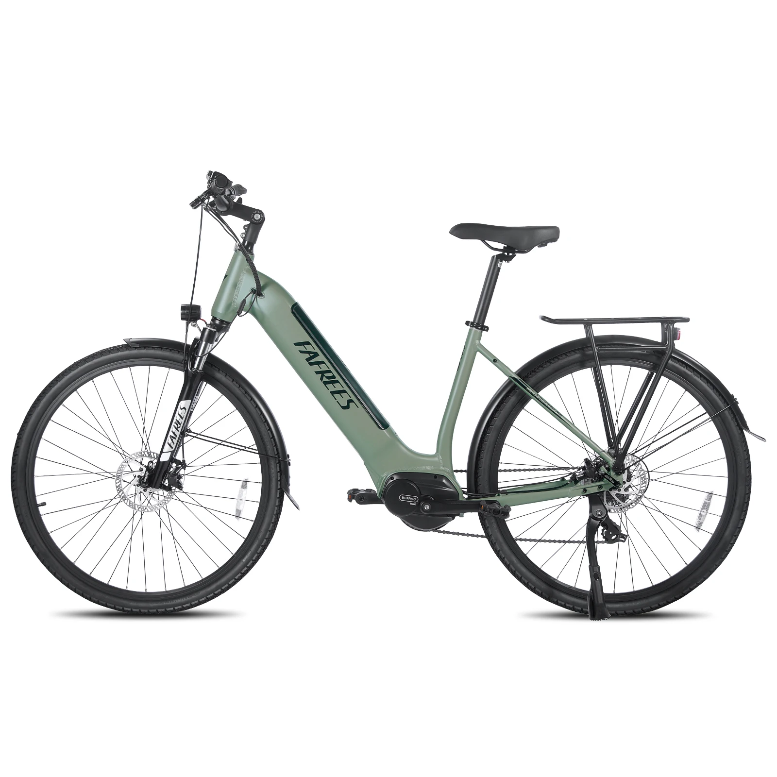 FAFREES FM9 Erwachsenen-Elektrofahrrad 36V 15Ah Akku E-Bike 700*45C Reifen 250W Bafang Mittelmotor E-Bike Image