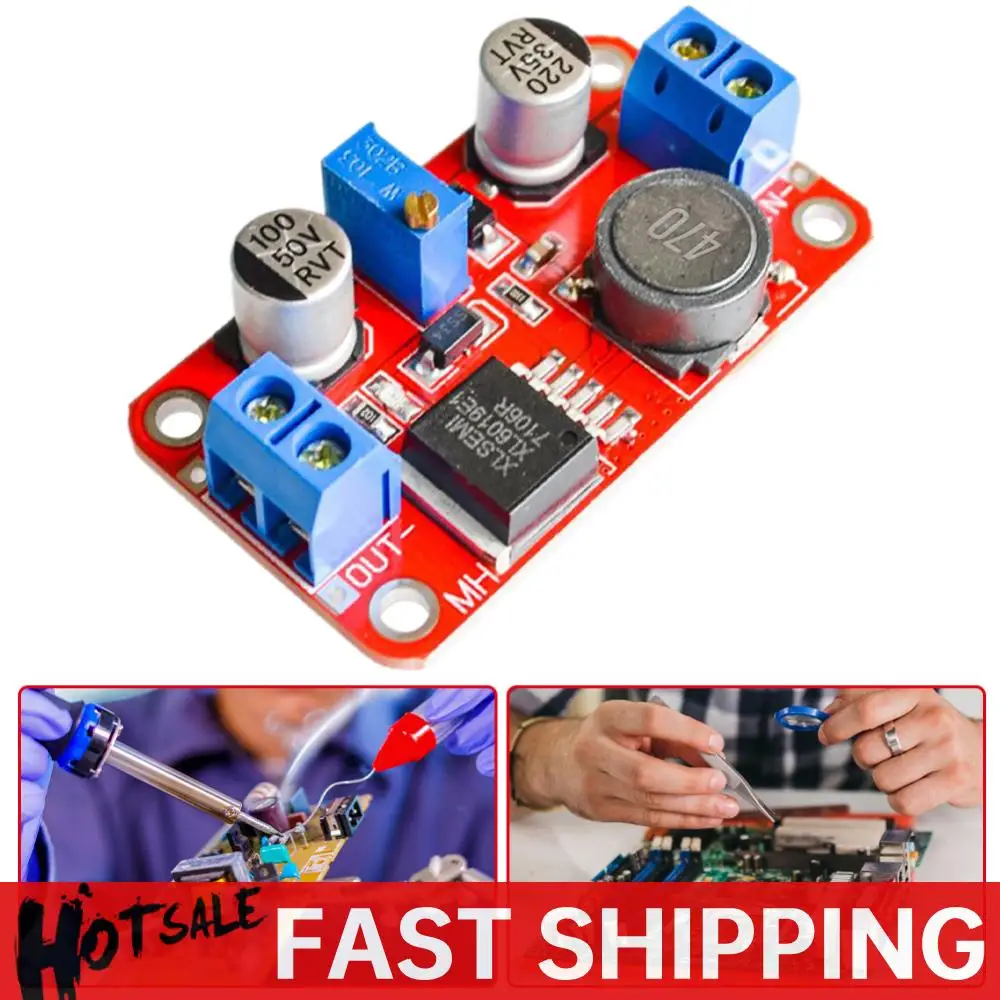 XL6019 Booster-Stromversorgungsmodul, einstellbarer Ausgang, DC-DC-Aufwärtsspannungsregler, hohe Leistung für die Stromversorgung von Handgeräten Image