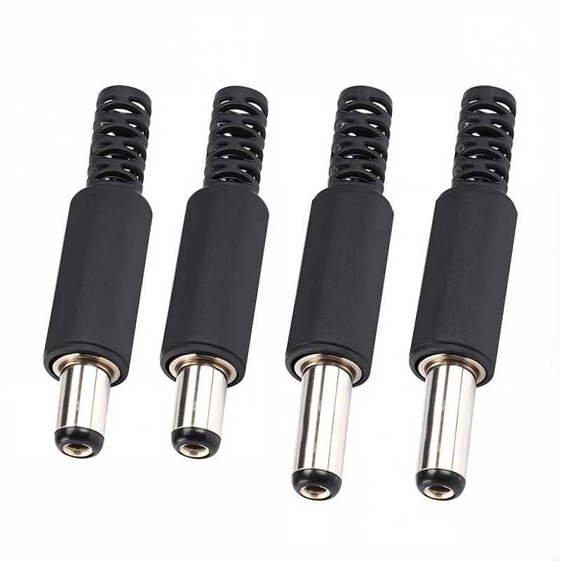 5/20/100PCS 5,5mm X 2,5mm Männlich Jack DC Power Stecker 5,5*2,1mm Solder typ Adapter Adapter Stecker DC Barrel Stecker Image