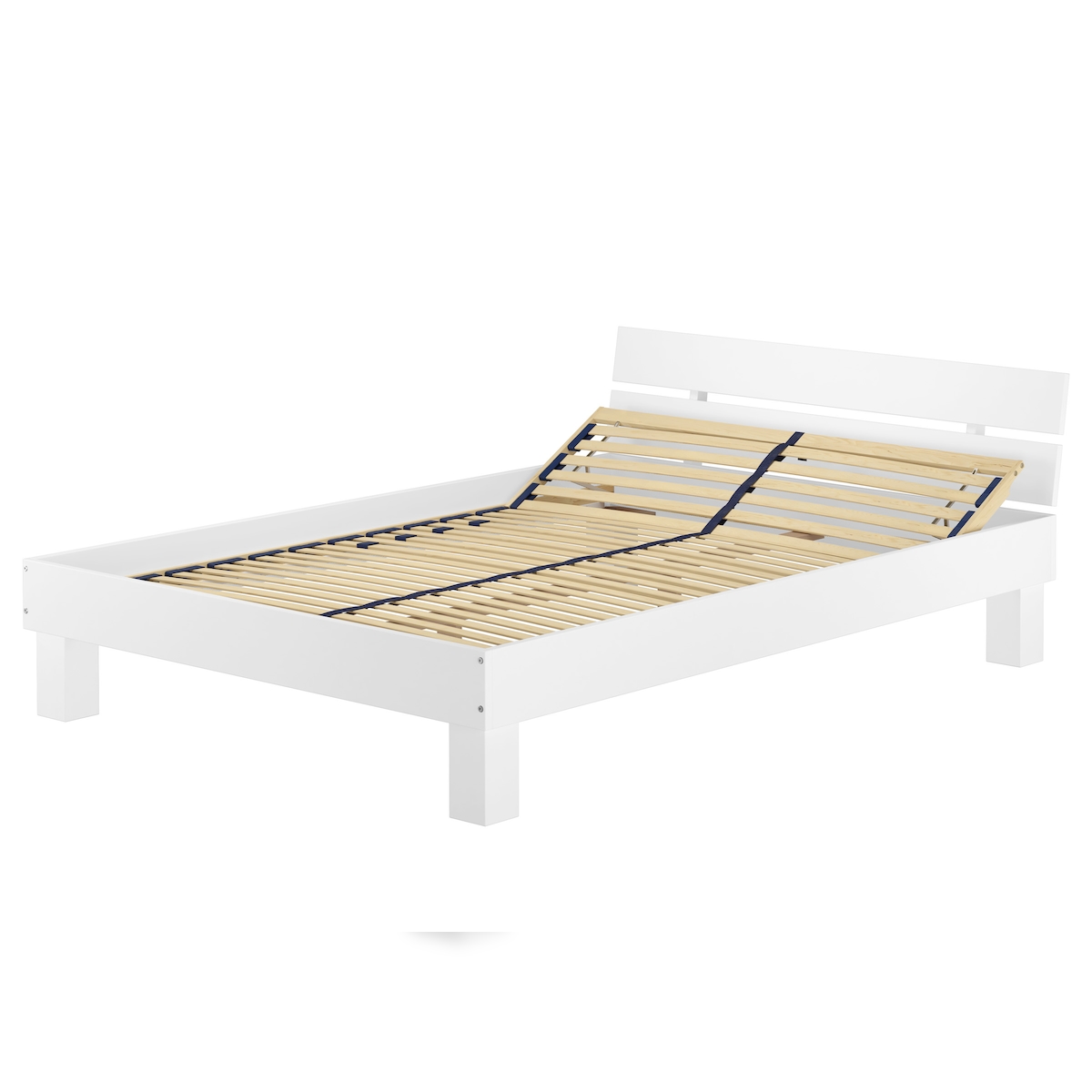 Erst-Holz Französisches Bett Futonbett Doppelbett 160x200 Massivholzbett Buche Zubehör wählbar V-60.86-16W Federholzrahmen inkl. Image