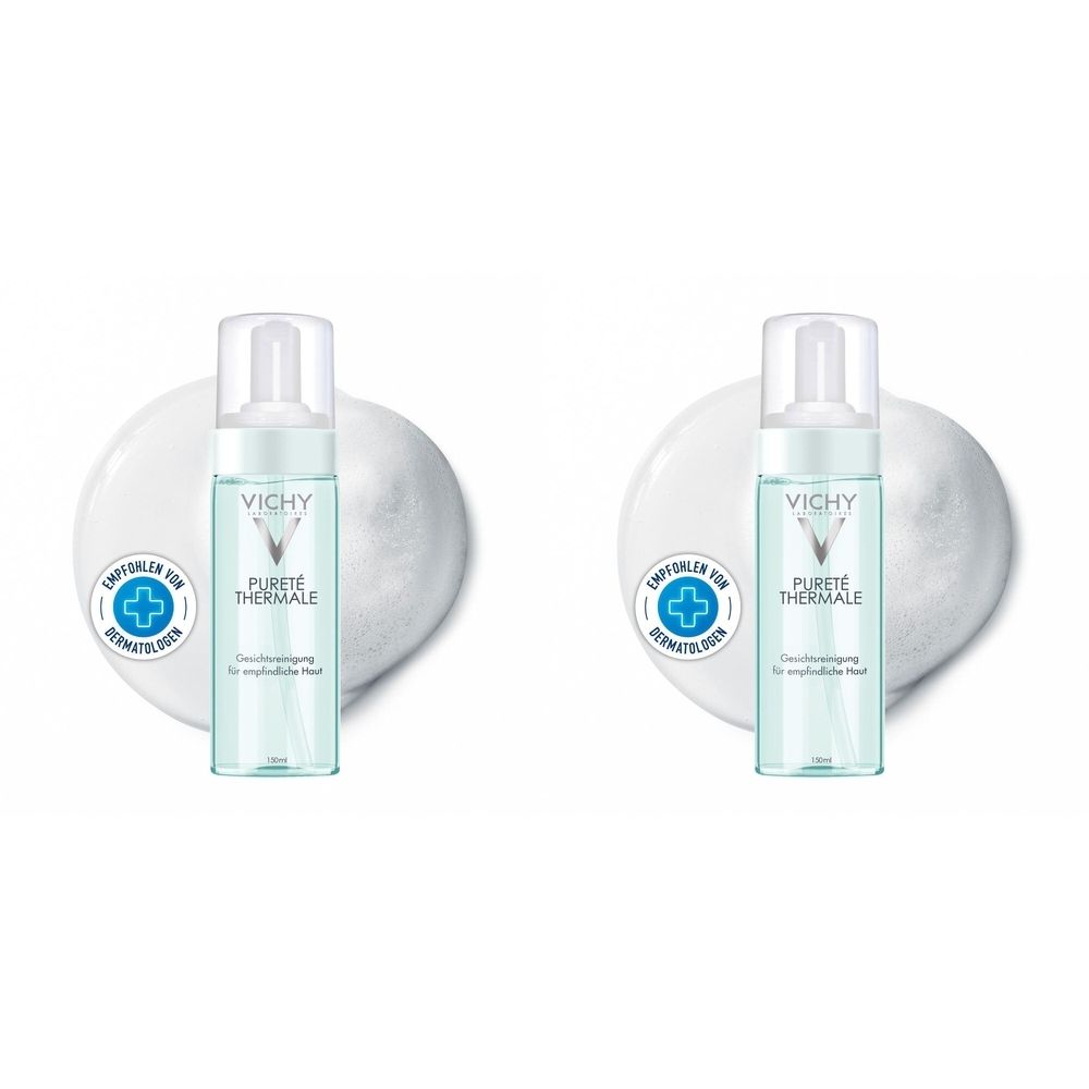 Vichy Purete Thermale Reinigungsschaum 2x 2x150 ml Schaum
