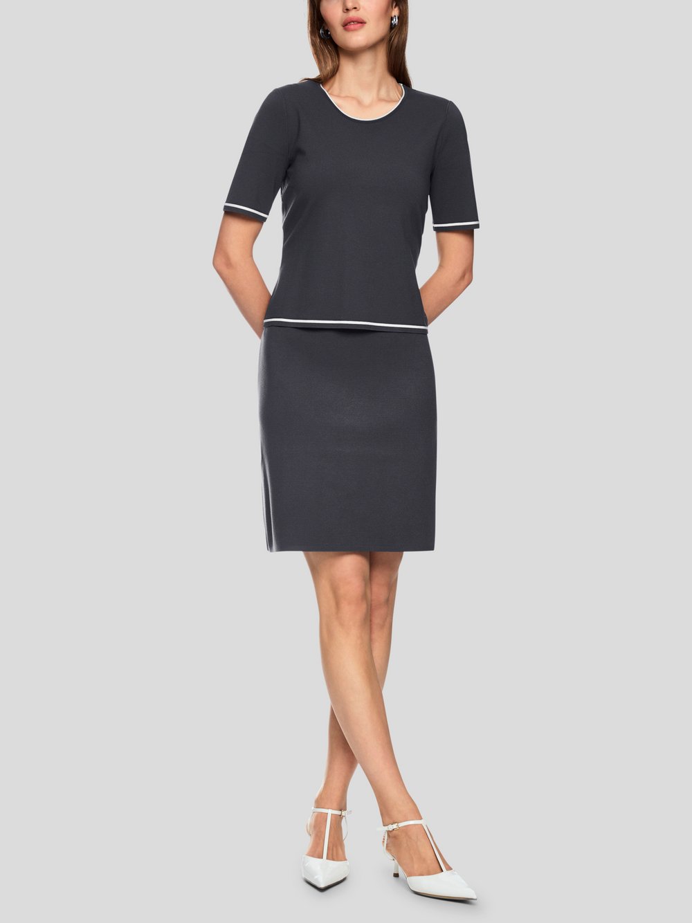 Marc Cain Strickshirt Damen anthrazit, 42 Image