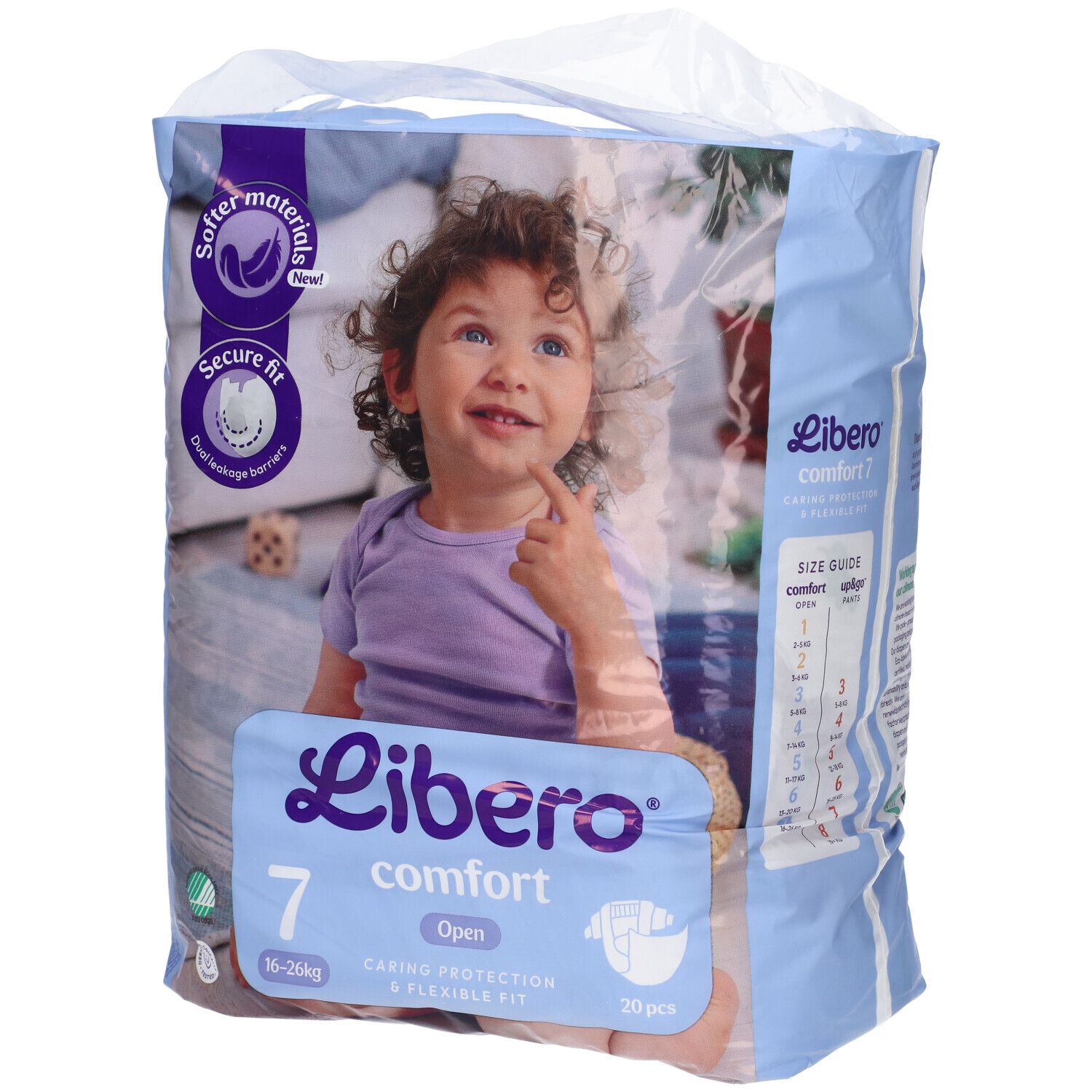 Libero Comfort 7 Caring Protection & Flexible Fit 1 pz Pannolini