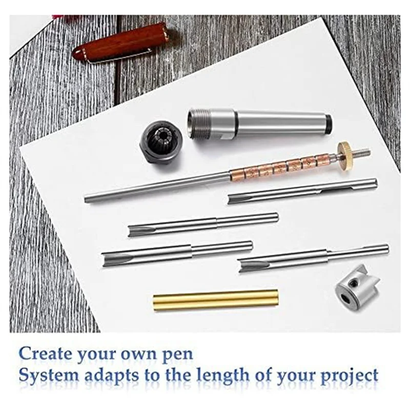 A96I-Pen, Der Kit Stift Welle Und Stift Halter Trimmen Set Holz Drehen Dorn Für Die Herstellung Von Stift Holzbearbeitung Drehmaschine Teile zubehör Image