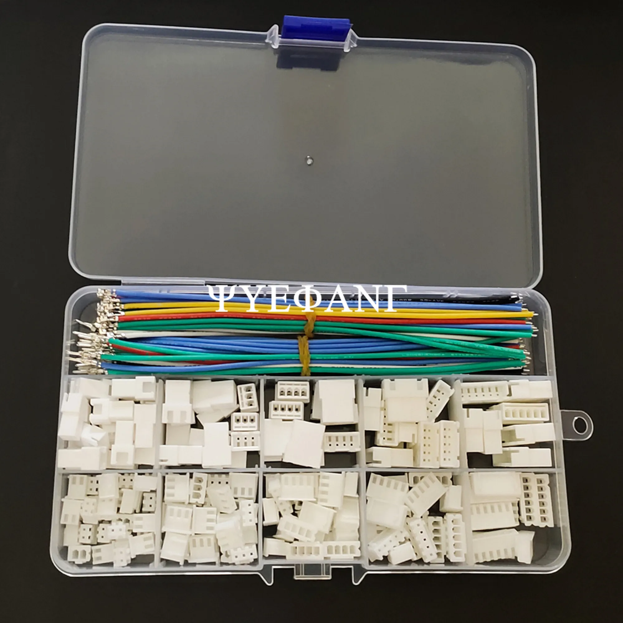 XH 2,54 mm Steckverbinder-Set mit 22 AWG vorgekrimpten Silikonkabeln, Draht und 2/3/4/5/6 Pin männlich weiblich Gehäuse JST-XH Adapter Image