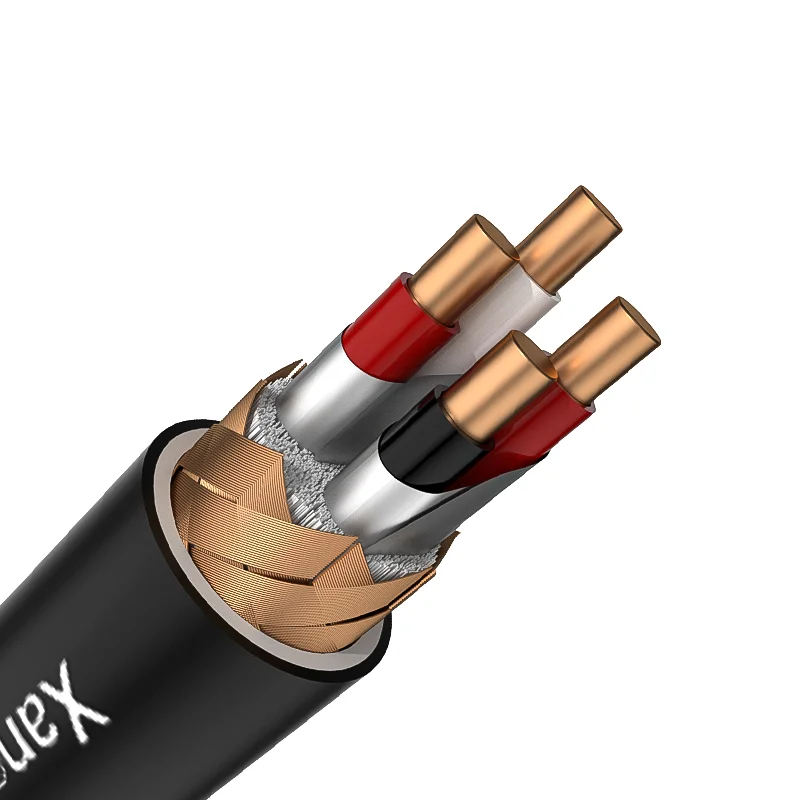 6N OCC RCA-Signalkabel XLR-Kabel 4-adriges Lautsprecherkabel 4 * 0,47 mm2 HiFi-Audioverstärker-Lautsprecherkabel Bulk Audio-Verlängerungskabel Image