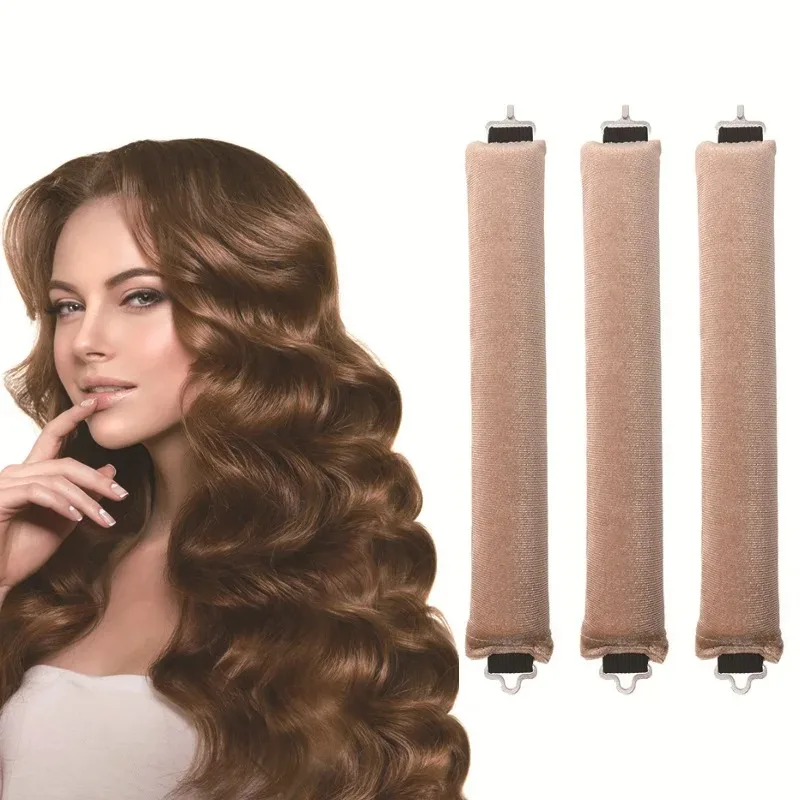 Haarschmuck Heatless Curls Beauty Frauen Lockige Produkte Lockenwickler Gummi Curling Schlaf Friseur Werkzeuge Haarschaumrollen Image