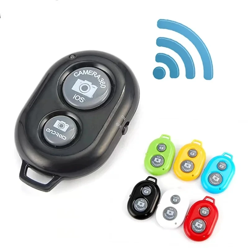 Kabelloser Bluetooth-kompatibler Fernauslöser für Kamera und Smartphone, Selfie-Stick mit Selbstauslöser-Fernbedienung für Smartphones