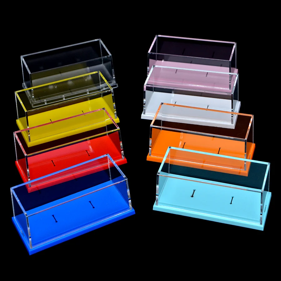 1/64 Acryl-Modellauto-Vitrine, Sammlung, transparente, hochwertige Display-Box für Hot Wheels. Sammeln Sie Geschenke (ohne Autos)