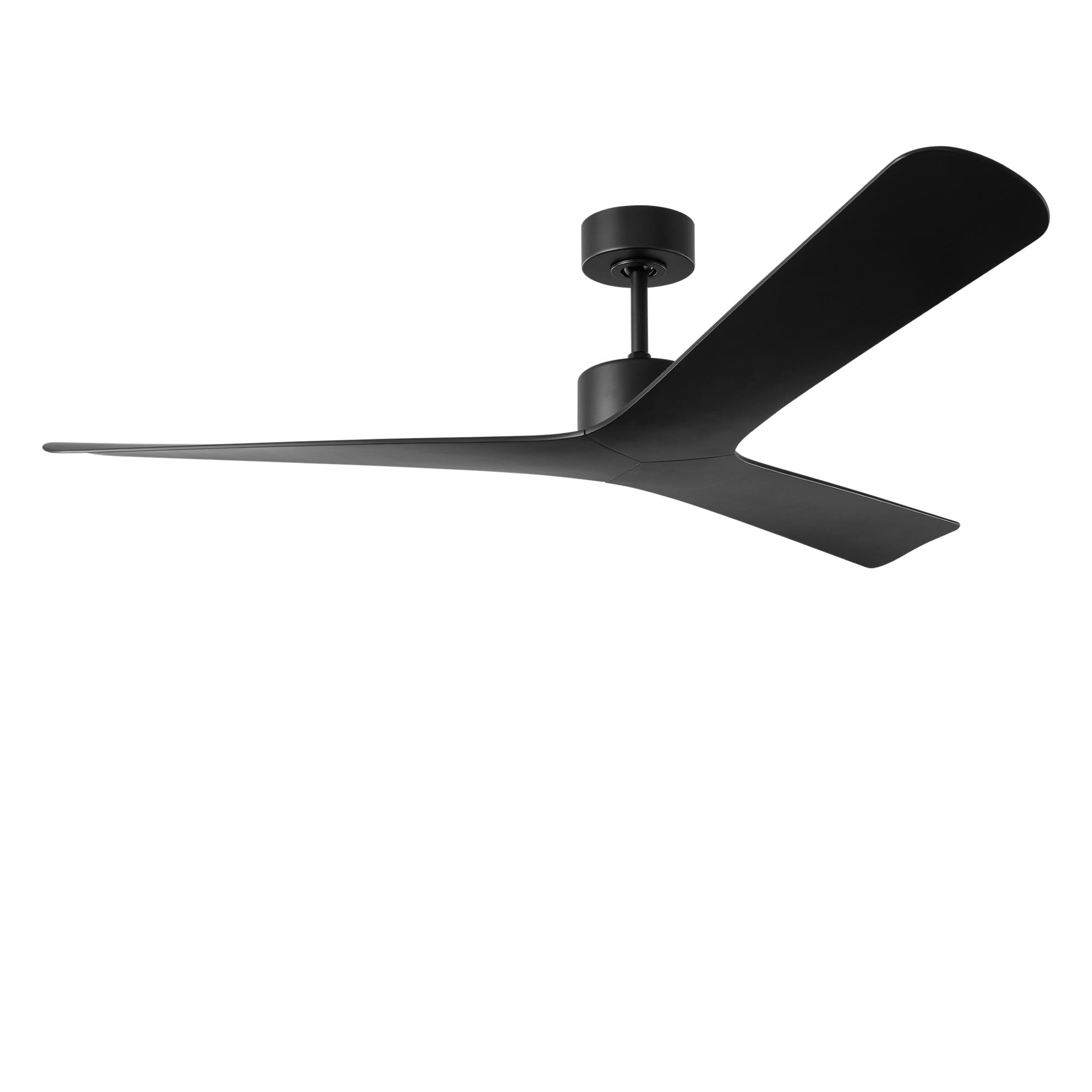 Visual Comfort Fan Collection Peter Bristol Tri Plank 57 Inch Ceiling Fan - 3TPKSM57MBK
