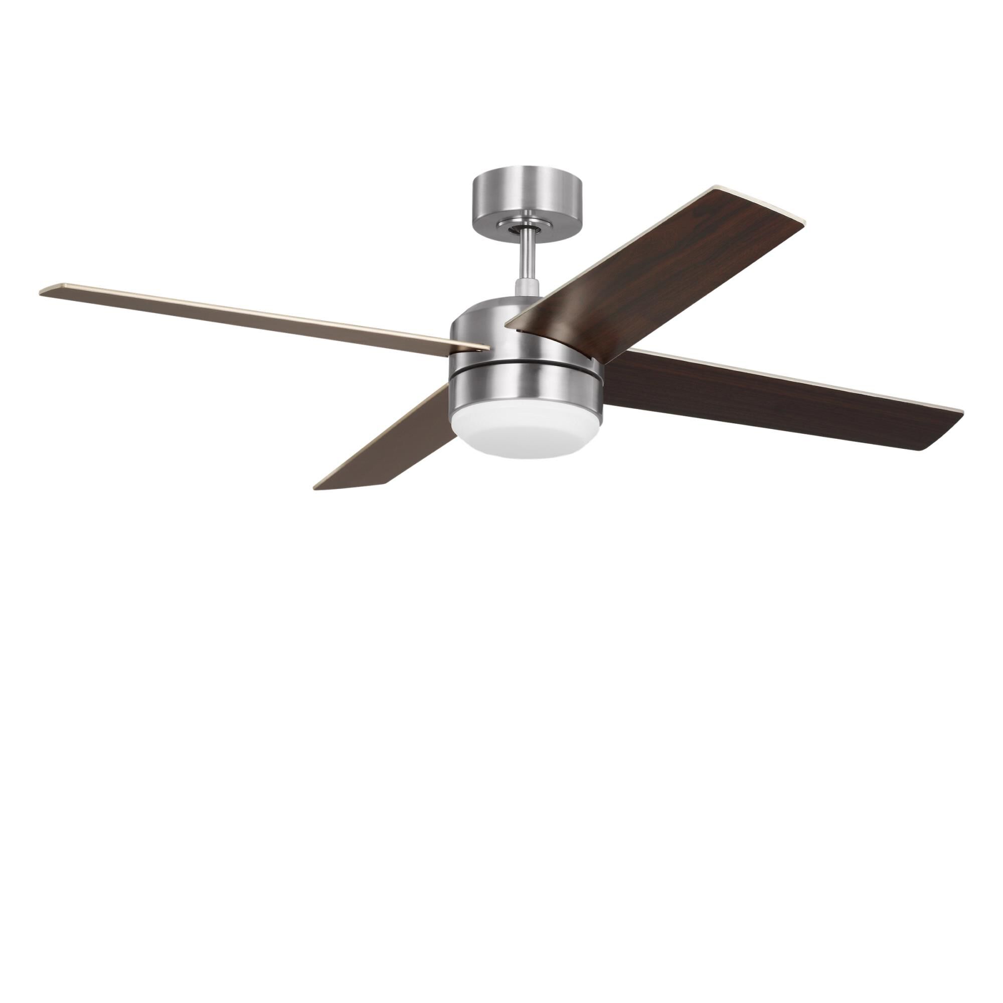 Generation Lighting Loni 52 Inch Ceiling Fan with Light Kit - 4LNIR52BSAWD