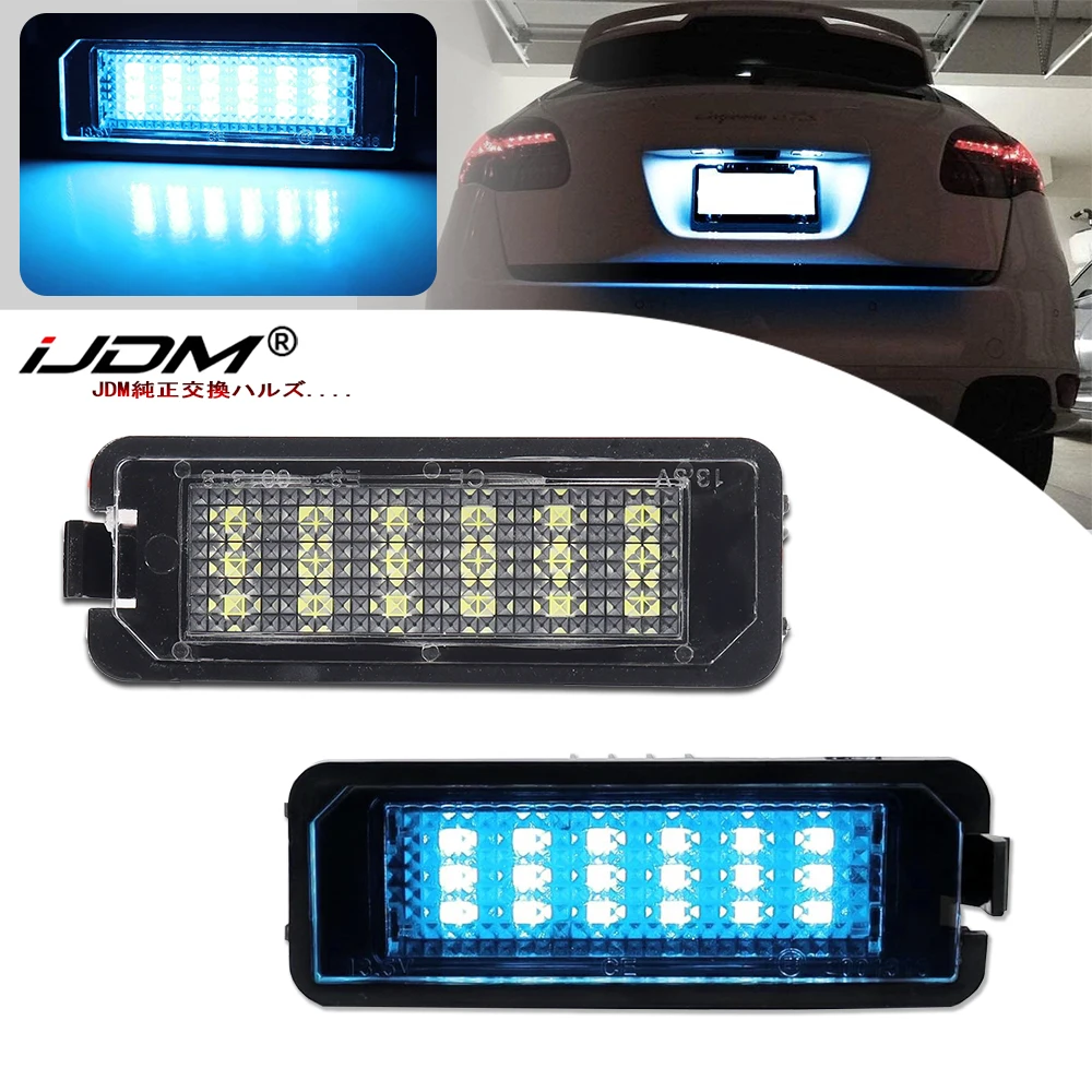Luci Targa Auto a LED 12V, Accessori per Skoda, Seat Leon 2 3, Ibiza, VW Golf 4 5 6 MK4 MK5 MK6, Passat CC, Polo
