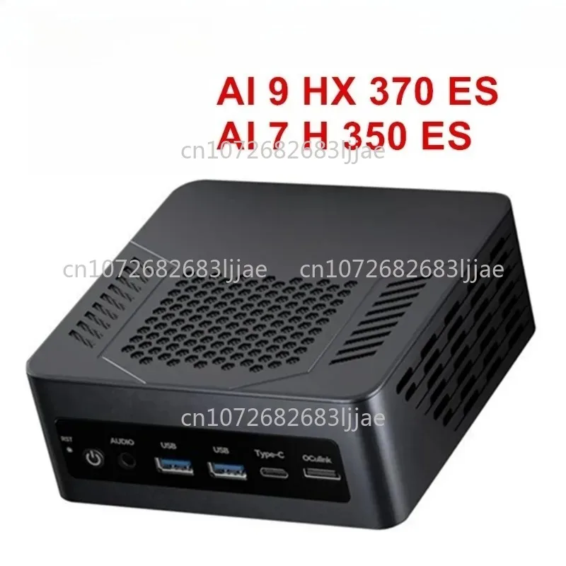 Mini PC da Gaming Topton AMD Ryzen AI 9 HX 370 ES AI 7 H 350 ES OCuLink USB4 2x2.5G LAN 2xPCIe Computer Desktop Windows 11 WiFi6E