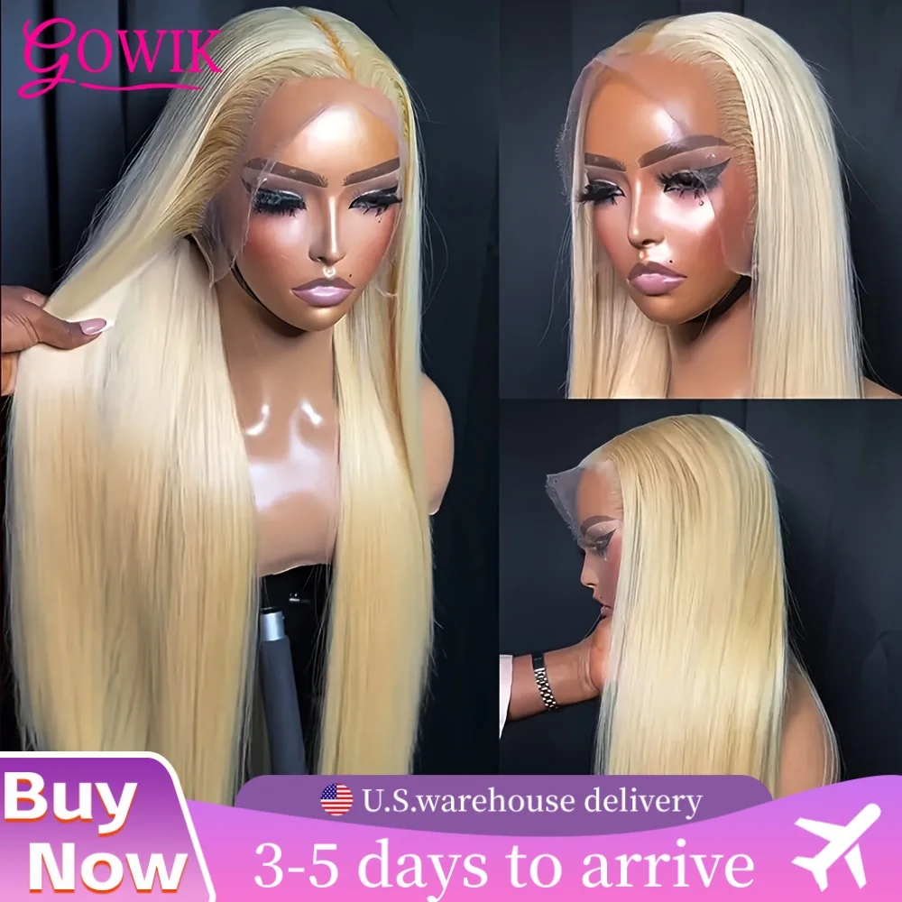 Parrucca anteriore in pizzo biondo 613 Parrucca frontale in pizzo 13X6 HD Parrucca frontale in pizzo dritto capelli umani brasiliani 13X4 Parrucca anteriore in pizzo per capelli umani