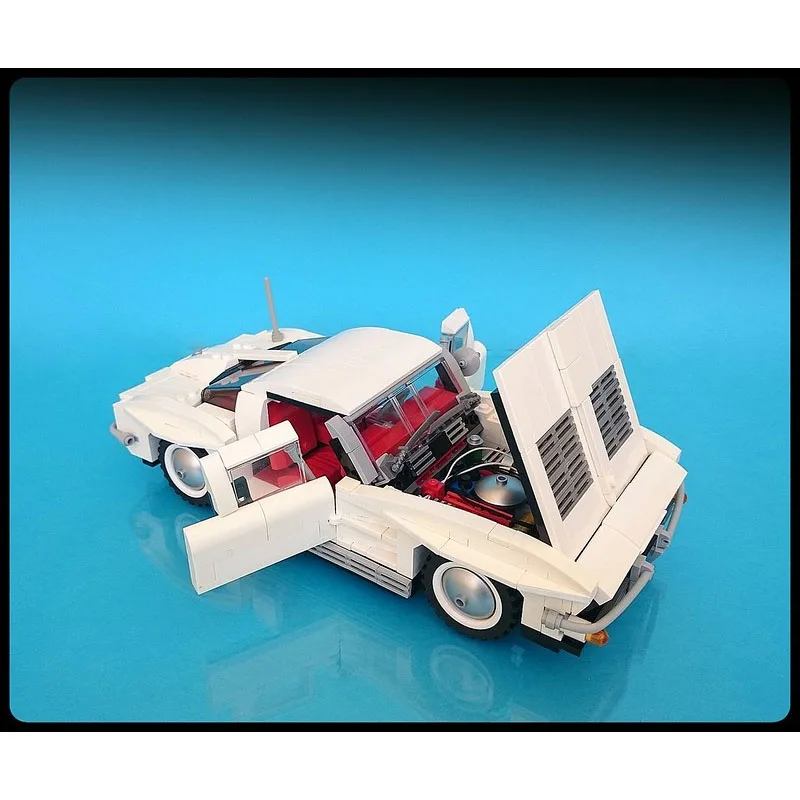 MOC-22102 Neues ikonisches Supercar-Rennwagen-Bausteinmodell aus den 90er Jahren, 862 Teile, MOC Kreatives Geburtstagsspielzeug für Jungen und Kinder