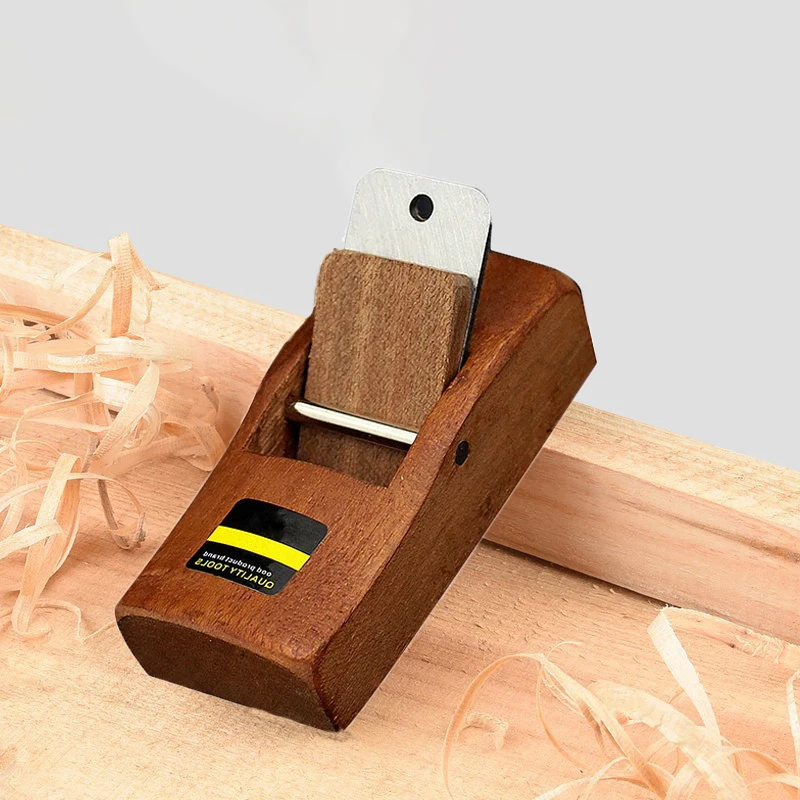 Mini-Holzhobel für Heim und Garten, Flachhobel, Holzhandhobel, Trimmhobel, Zimmermannshobel, Holzbearbeitung, DIY-Mini-Handwerkzeug, Holzhobel Image
