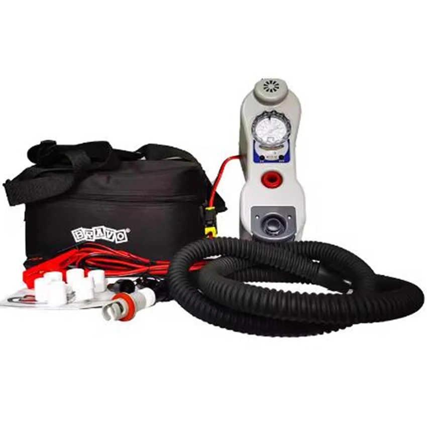 BRAVO On-board Marine Luftpumpe DC 12V Elektrische Luftpumpe Marine Für Schlauchboot/Sofa/Bett/Pool Luftstrom 500L/min Image