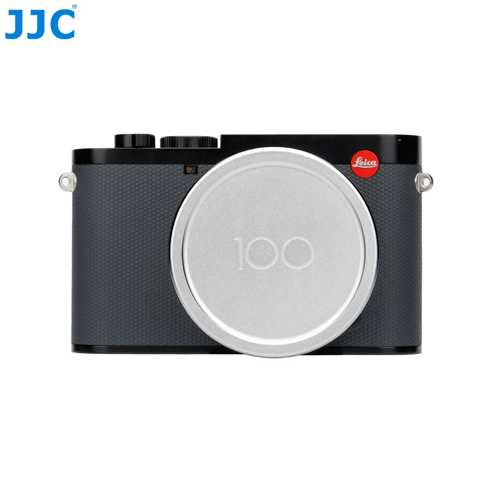 JJC Metall-Objektivdeckelabdeckung für Leica Q3 43 Q3 Q2 Q Q-P Kamerazubehör Drucken mit 100th Anniversary Leica-Zubehör Image