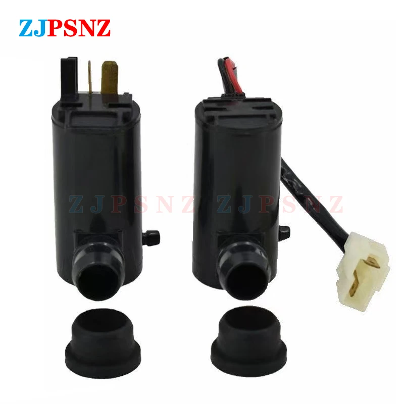 12/24V Auto Glas Wischer Scheibenwischer Waschpumpe Wasser Jet Motor Reinigungspumpe Motor Automotive Glas Wischer Sauber Universal Image