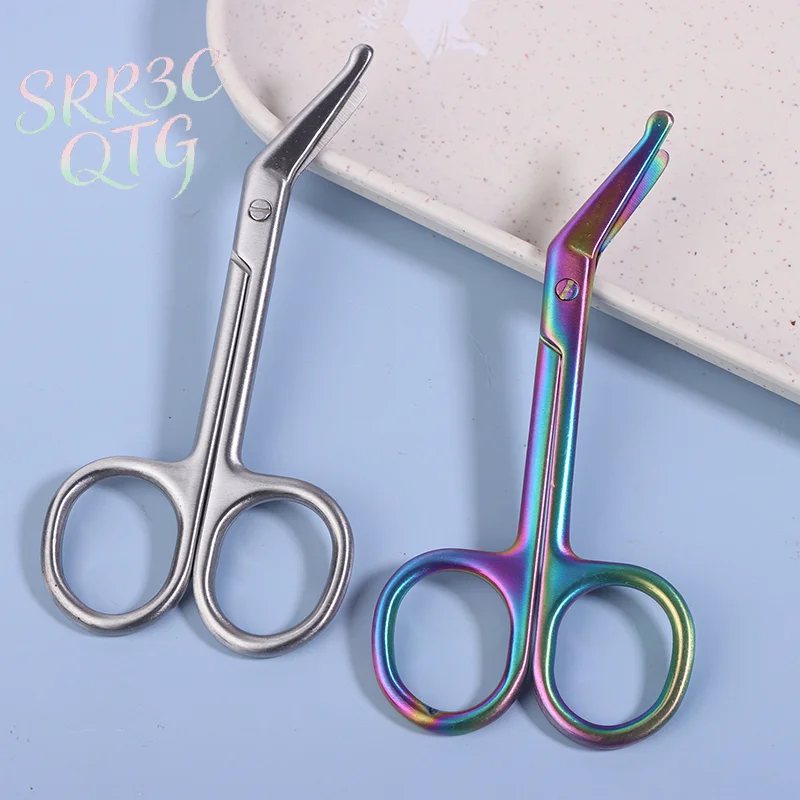 Bestseller 11CM Edelstahl-Gazeschere Verbandschere Chirurgische Schere Haushalt-Gipsschere Krankenschwester-Schere Image