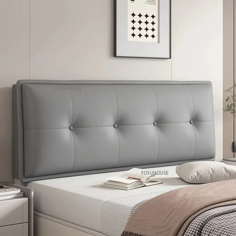 Kopfteile mit weicher Rückenlehne, Technologie-Stoff, waschbares Rückenlehnenpolster, einfaches selbstklebendes Kopfteil für Doppelbett ohne Kopfteil Image