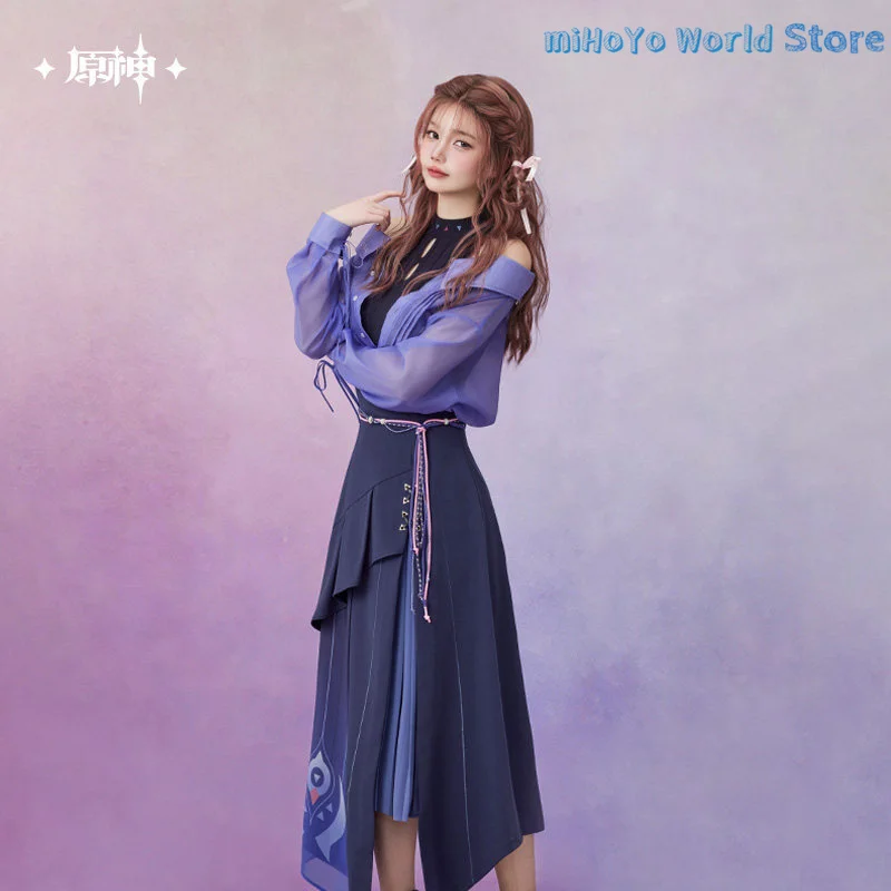 Citlali-Rock MiHoYo Original Genshin Impact Citlali Theme Impression Lrregular Langer Rock Cosplay Citlali-Kleid Geburtstagsgeschenke Image