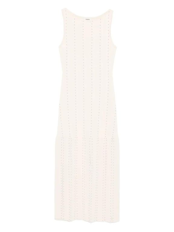 white christmas dresses Yves Saint Laurent trapeze dress – Les Merveilles De Babellou main image 1