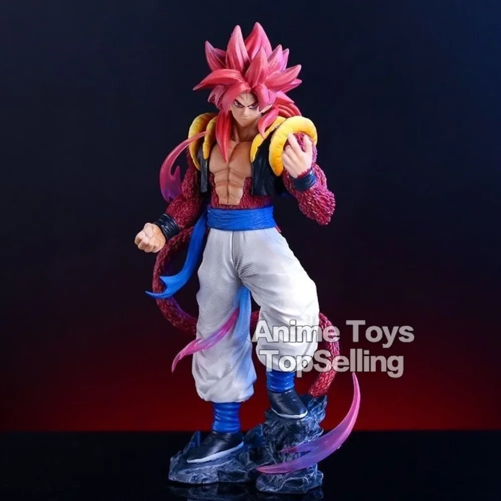 26 cm/10,2 in Anime Dragon Ball Z Action Super Saiyajin 4 Gogeta PVC Action-figuren Sammlung Modell Spielzeug Geschenke Image