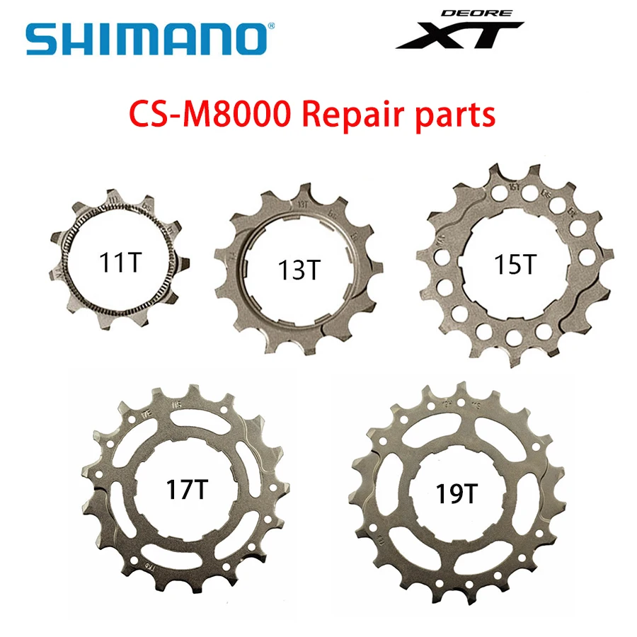 SHIMANO M7000 M8000 M9000 11v Kassette Kettenrad Original Japan Reparatur Teile Singel Stück 11T 13T 15T 17T 19T HG700 HG800 Image