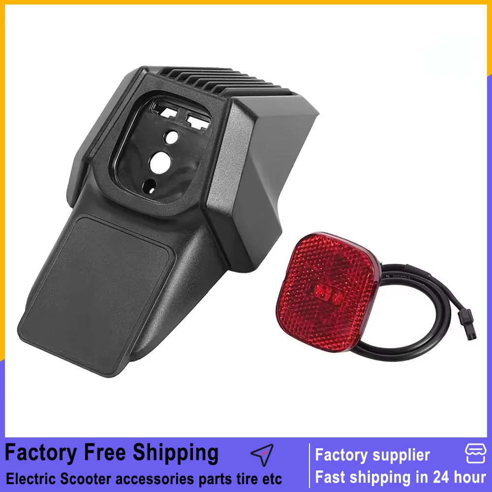 Die hintere Kotflügelbaugruppe des Elektrorollers umfasst das Bremsrücklicht für Segway Ninebot ZT3 Pro KickScooter-Kotflügel-Kits Image