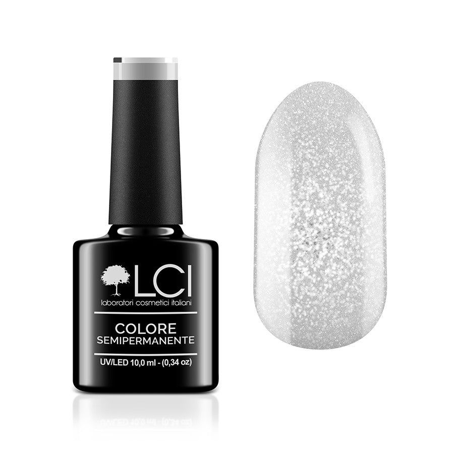 LCI Cosmetics - Smalto Semipermanente Argento metallizzato 10 ml