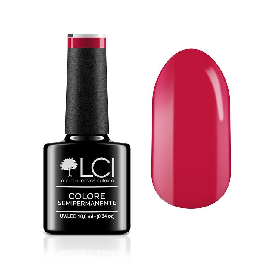 LCI Cosmetics - Smalto Semipermanente Rosso cardinale 10 ml