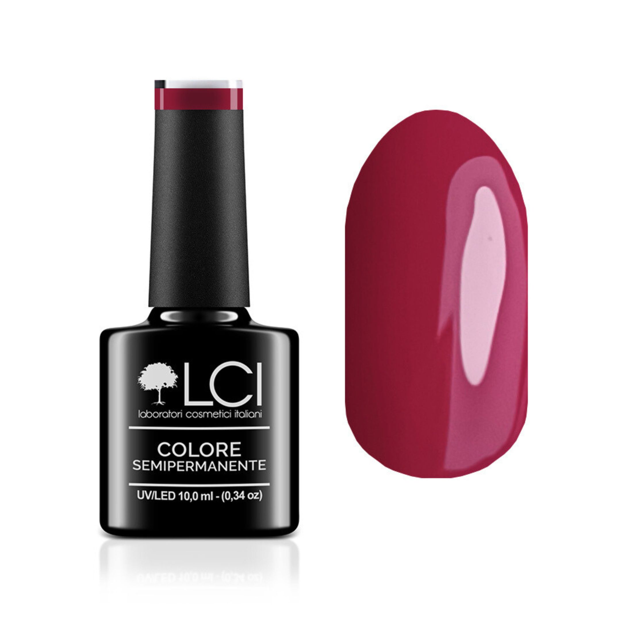 LCI Cosmetics - Smalto Semipermanente Rosso ICON 10 ml